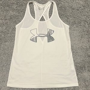 White Under Armour Tank Top, Size Women’s Small